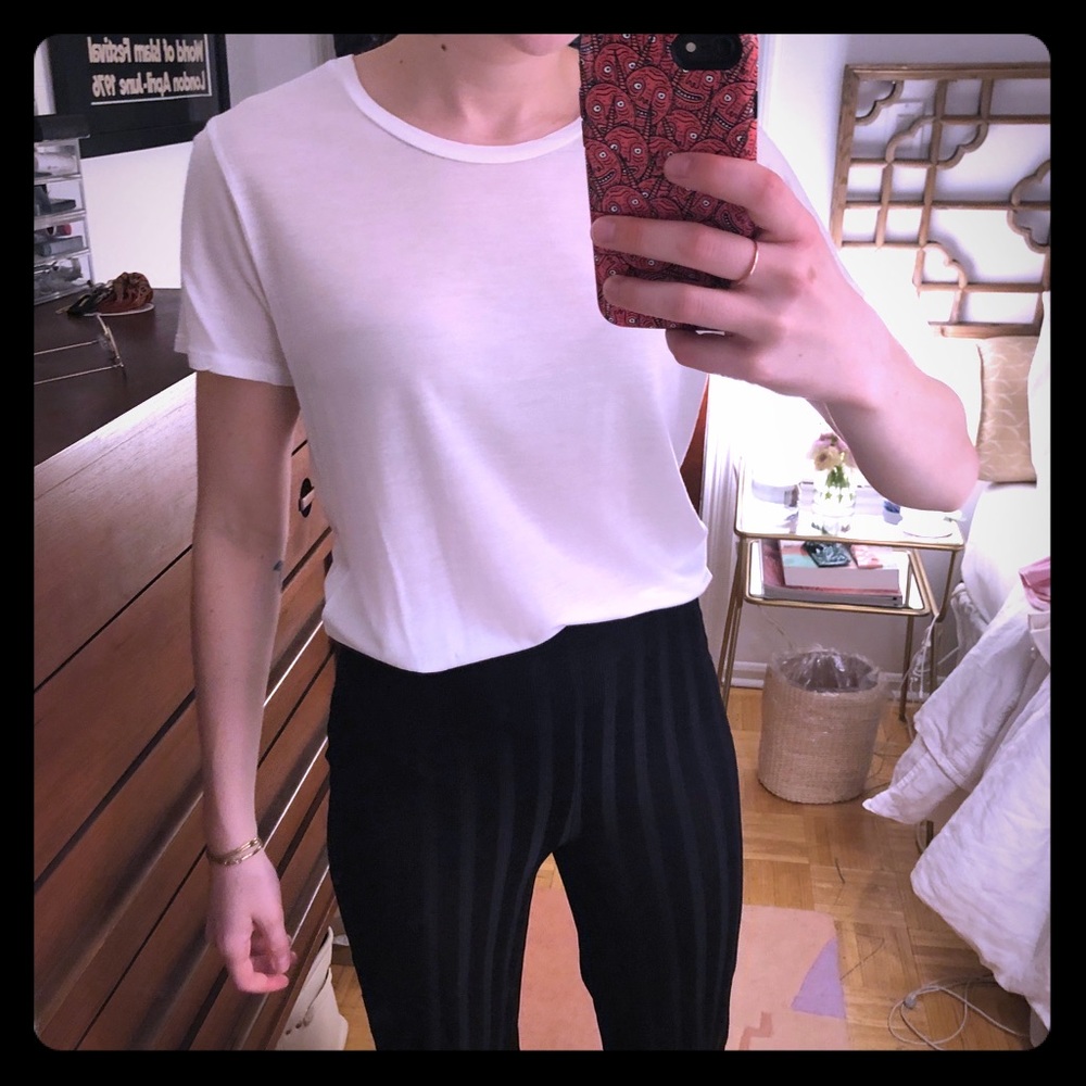 Reformation White T-shirt